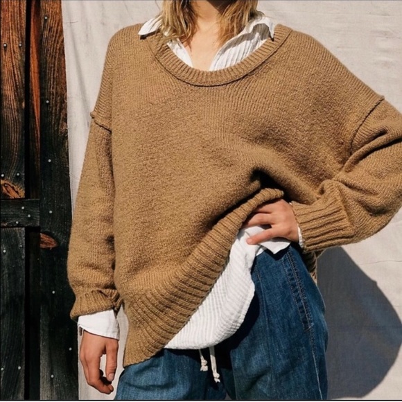 FREE PEOPLE Desert Caramel Sweater - Picture 2 of 6
